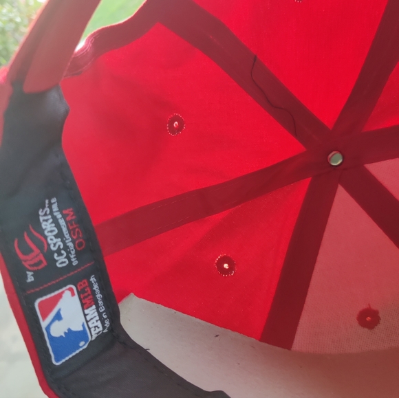 New OC Sports MLB Adjustable Snapback Baseball Hat Cap Los Angels - Picture 4 of 5